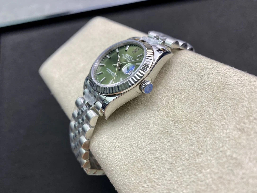 DATEJUST 41MM STAINLESS STEEL KHAKI DIAL