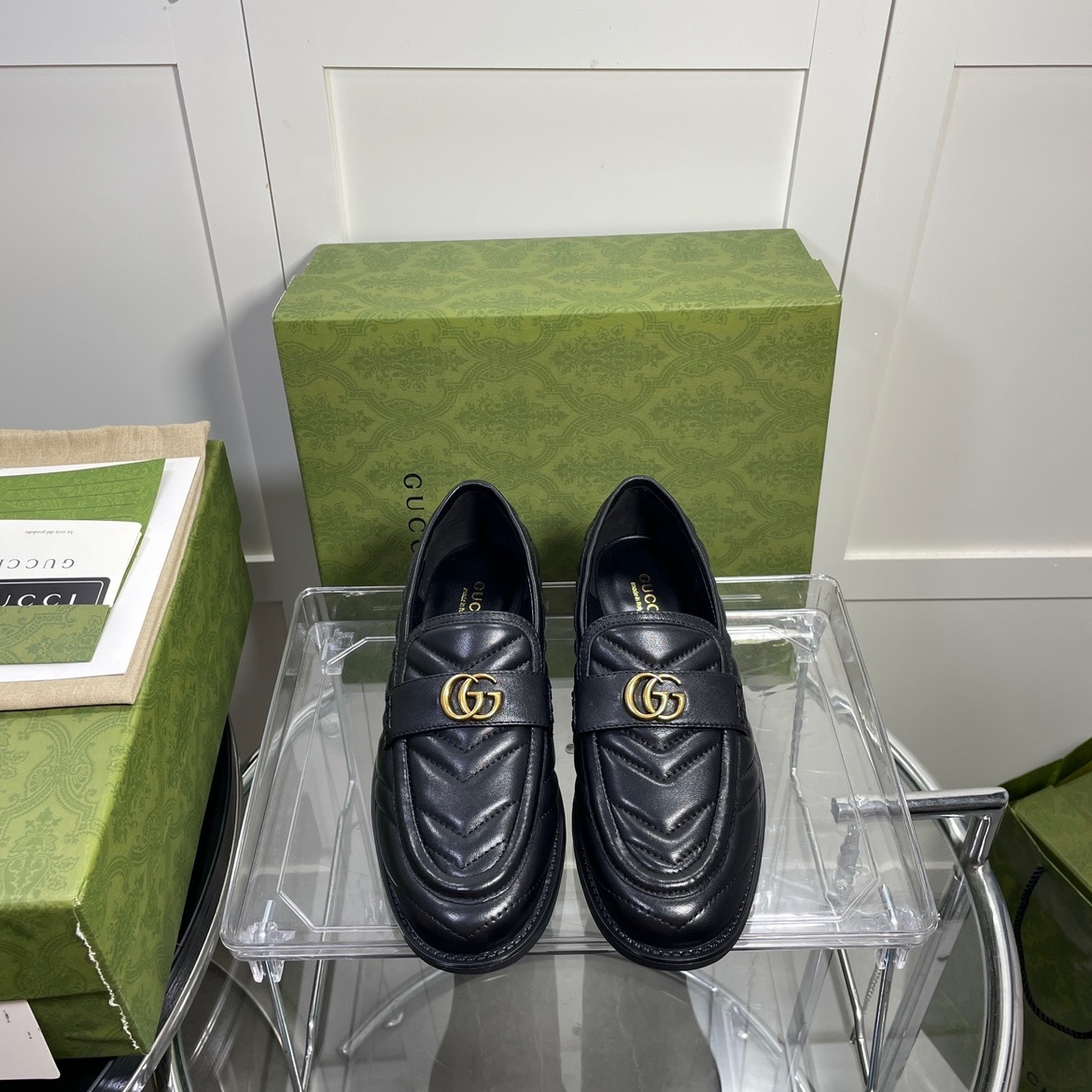 Gucci Loafers with Double G Size 35-41 2-Color