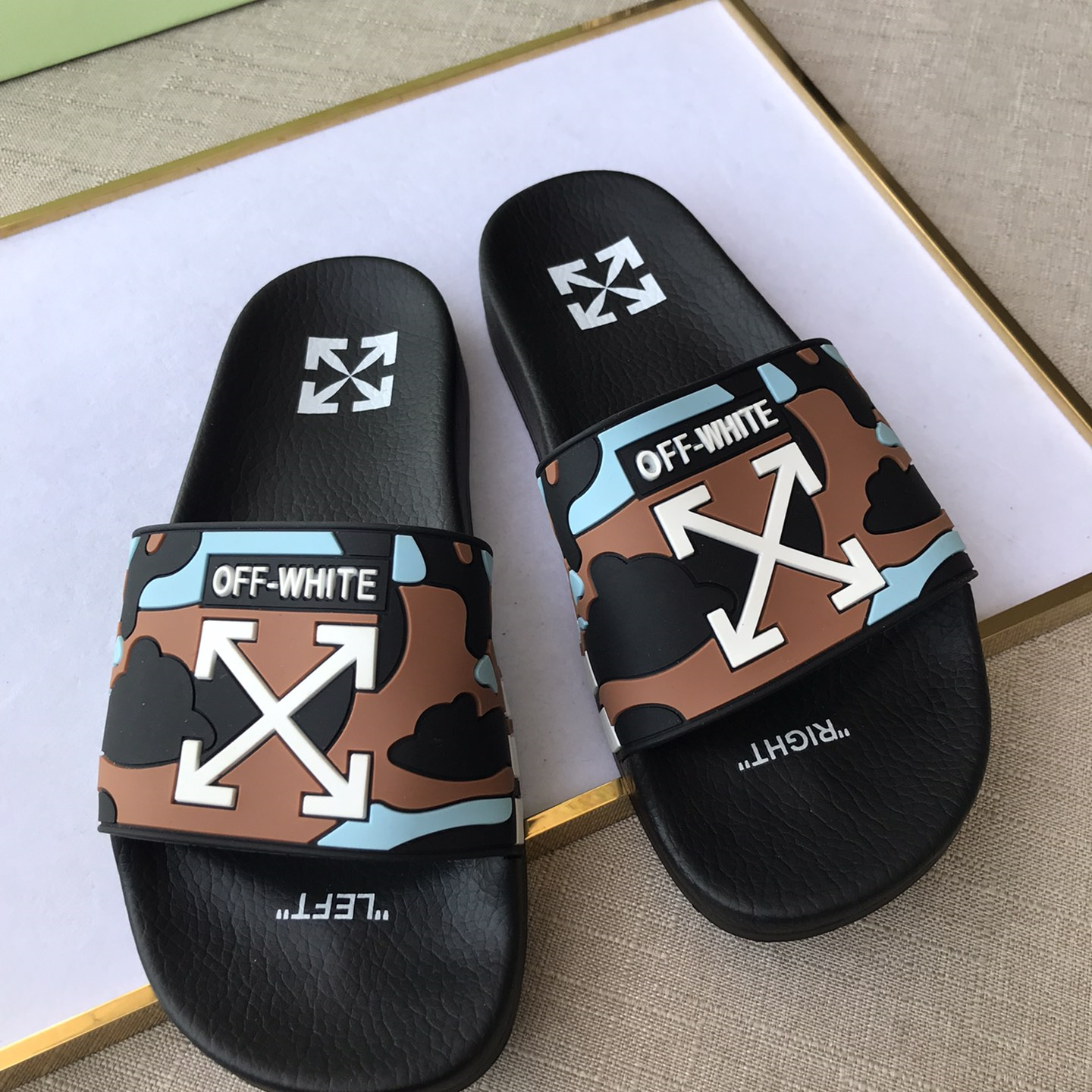 OFF White Mens Women Sandals Gr. 36-46