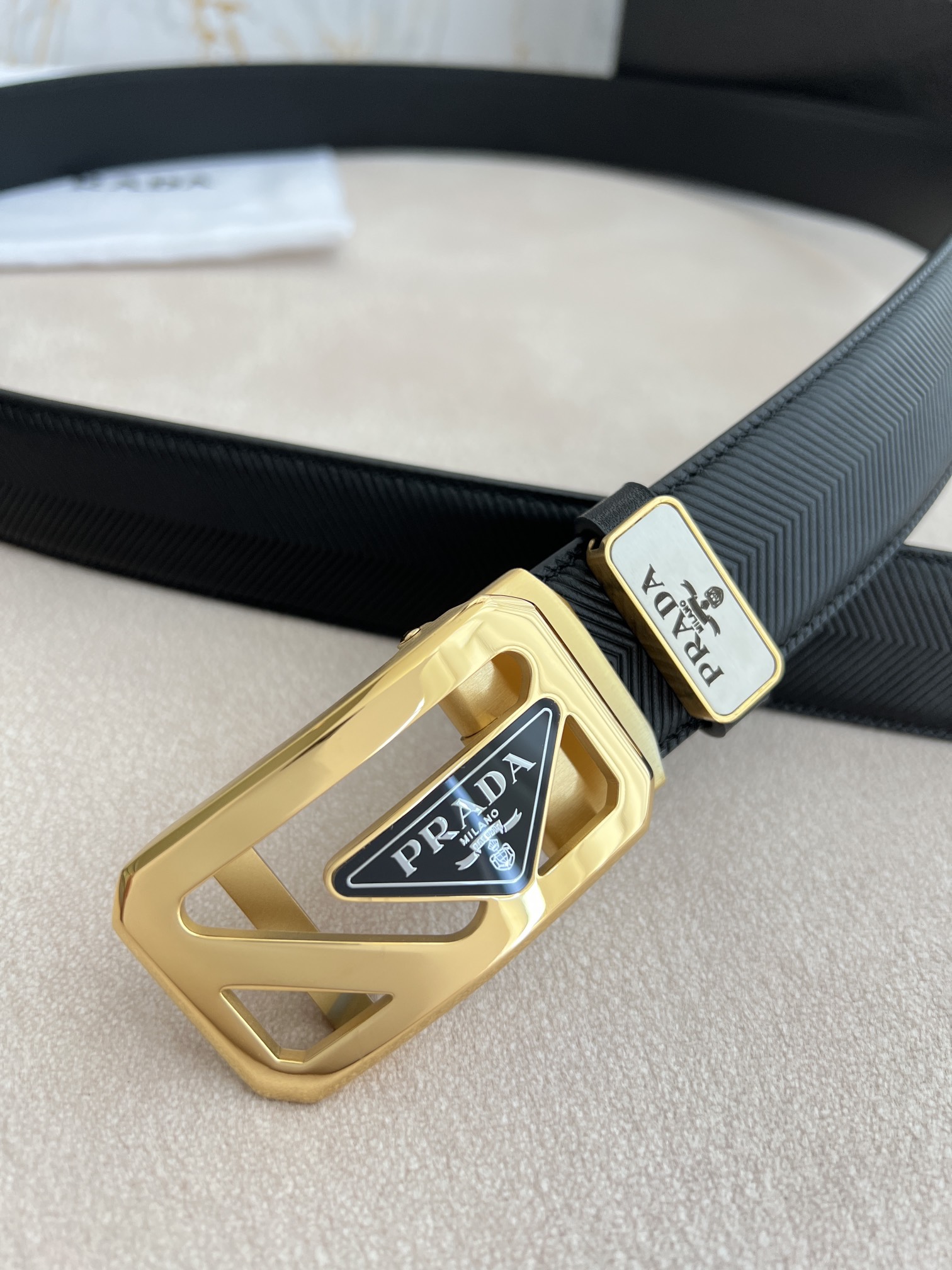 Prada Men Belt Width 3.5cm