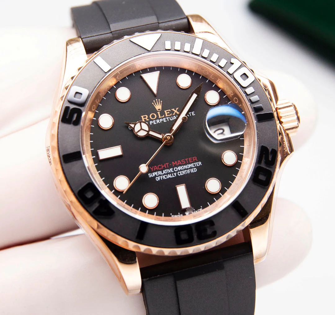 Rolex Yacht-Master 40mm Black Pink Gold