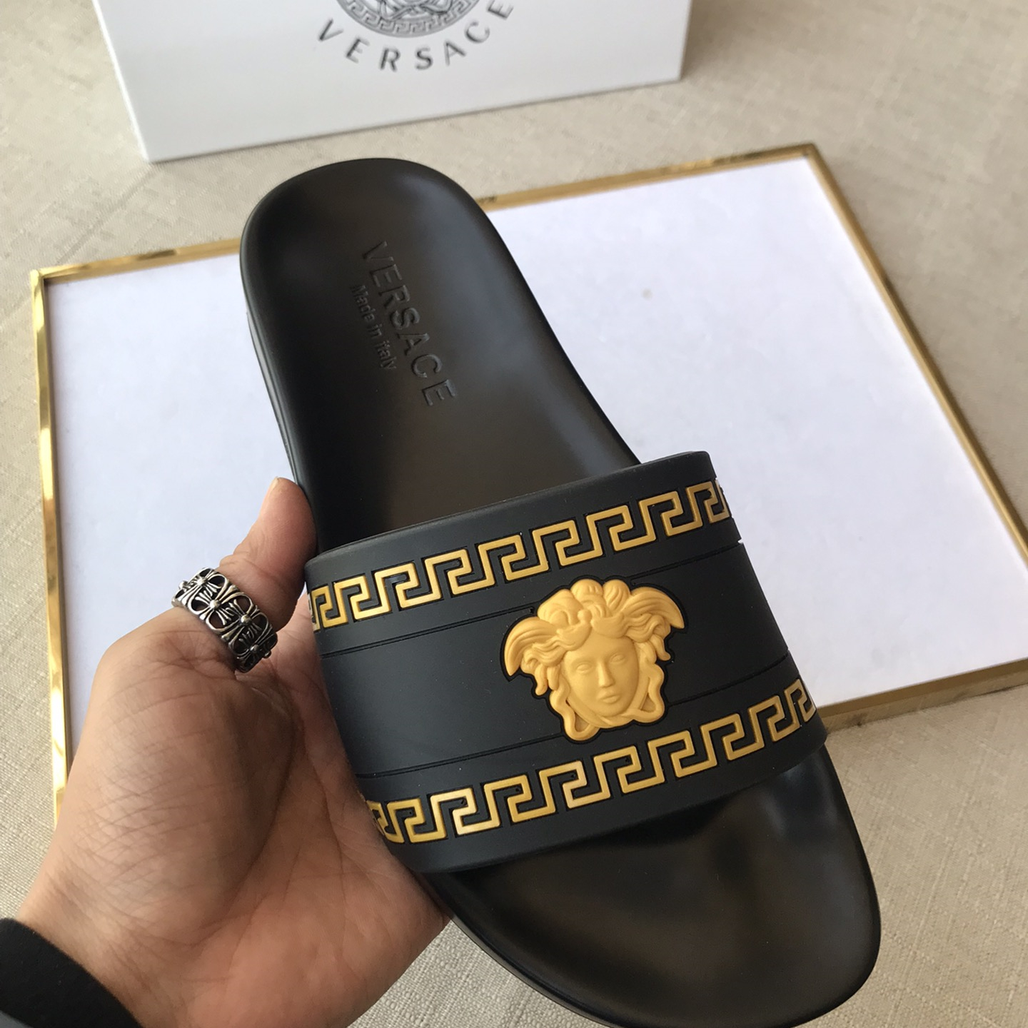 Versace Mens Women Sandals Gr. 36-46