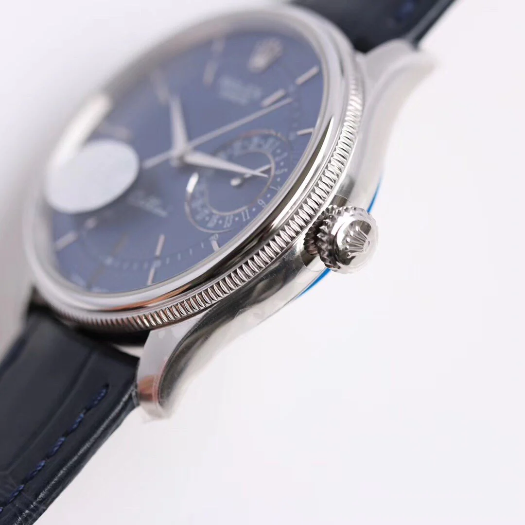 CELLINI DATE WHITE GOLD BLUE DIAL