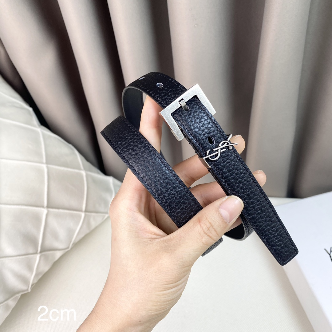 YSL Women Belt Width 2cm