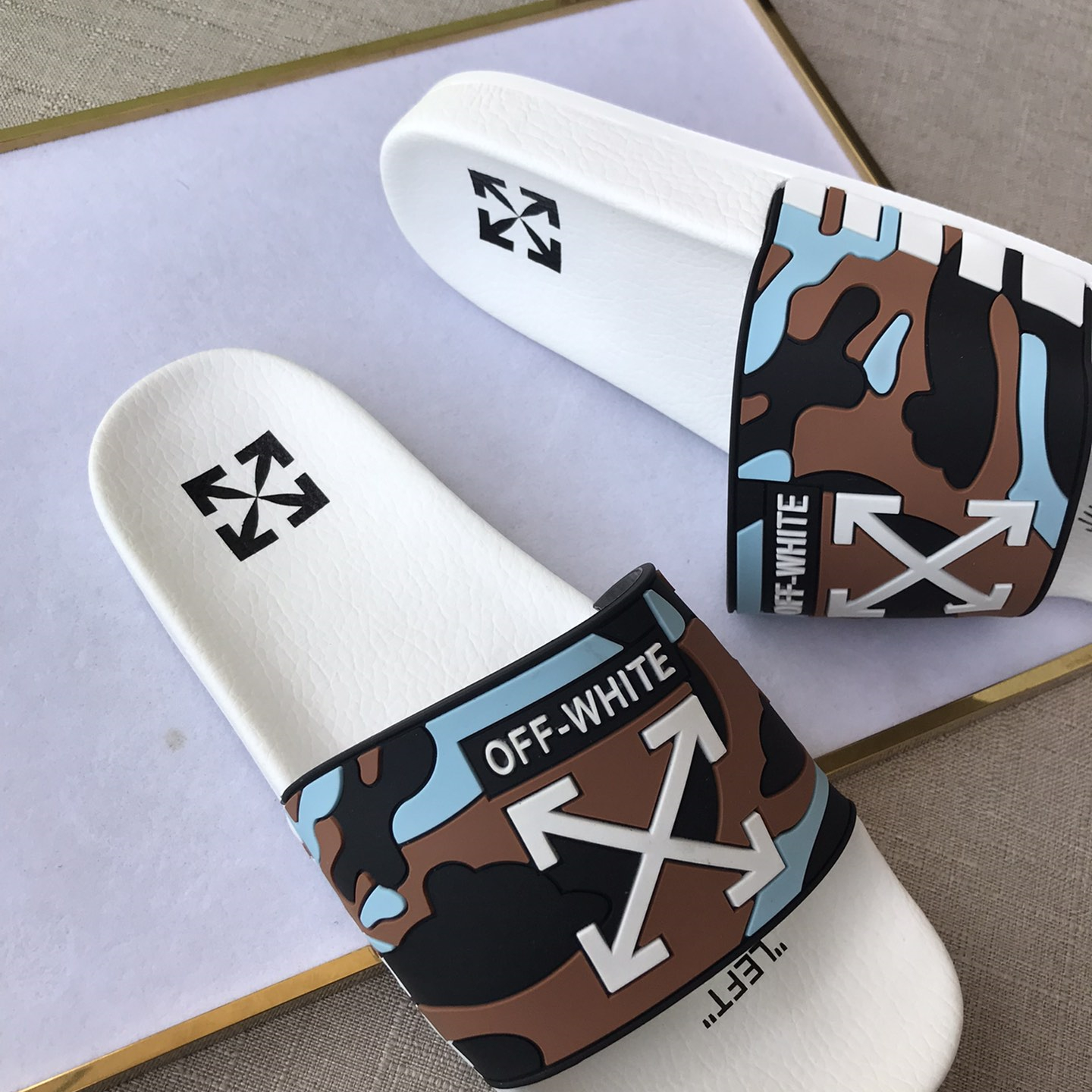 OFF White Mens Women Sandals Gr. 36-46