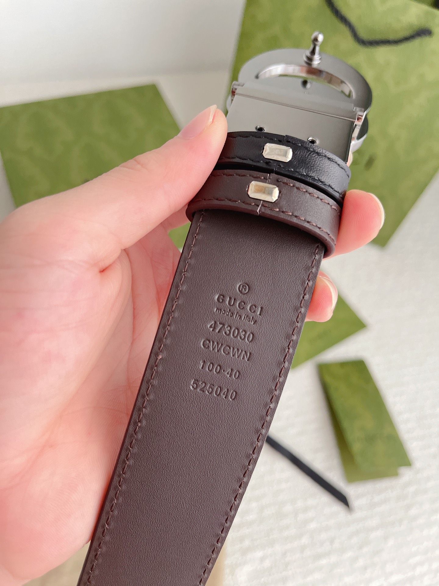 Gucci Men Belt Width 3.8cm