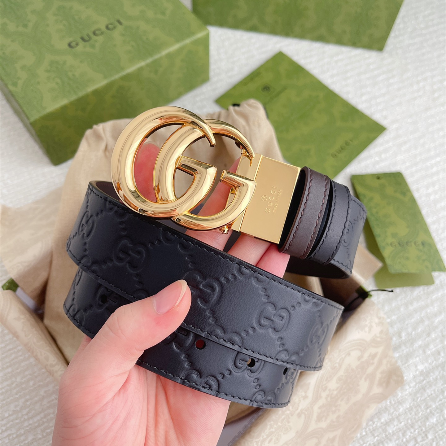 Gucci Men Belt Width 3.8cm