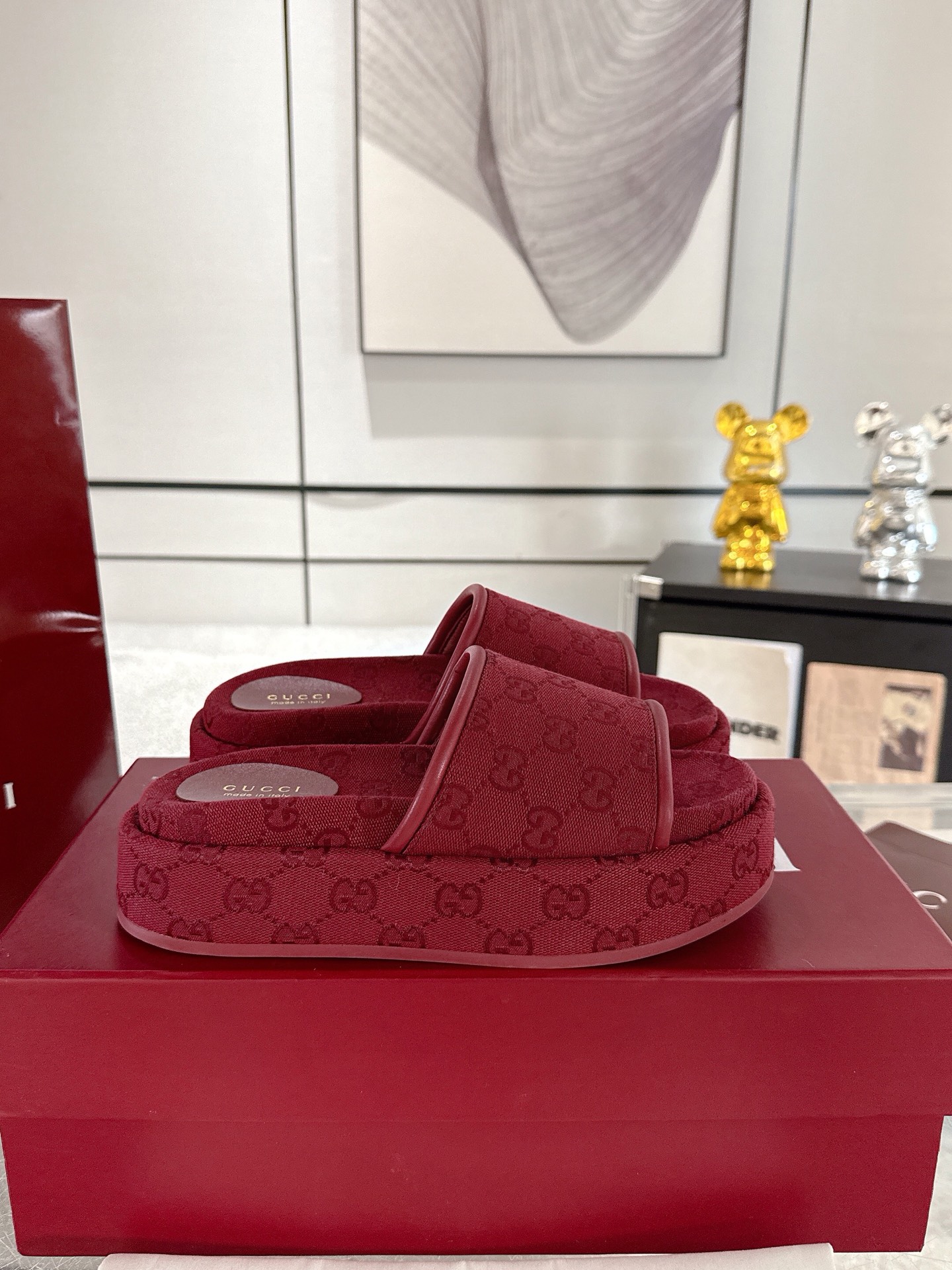 Gucci Platform Sandal Slippers Size 36-44