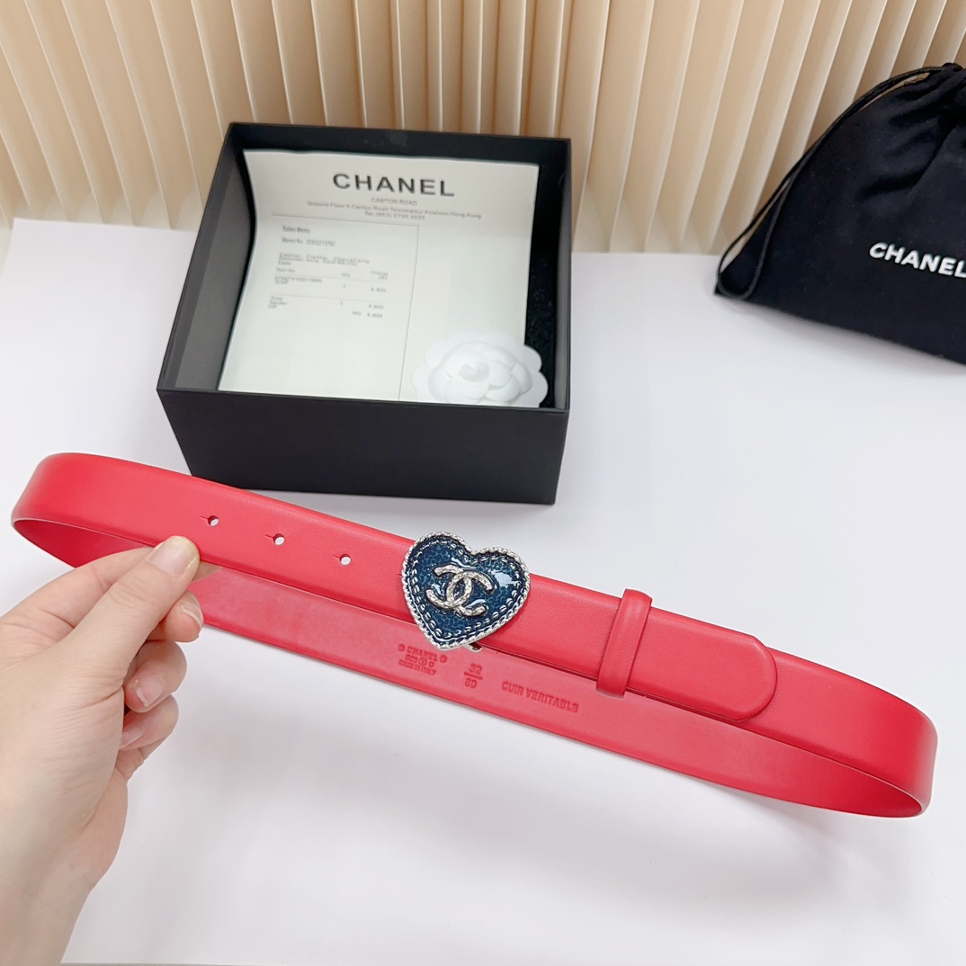 Chanel Women Belt Width 3cm