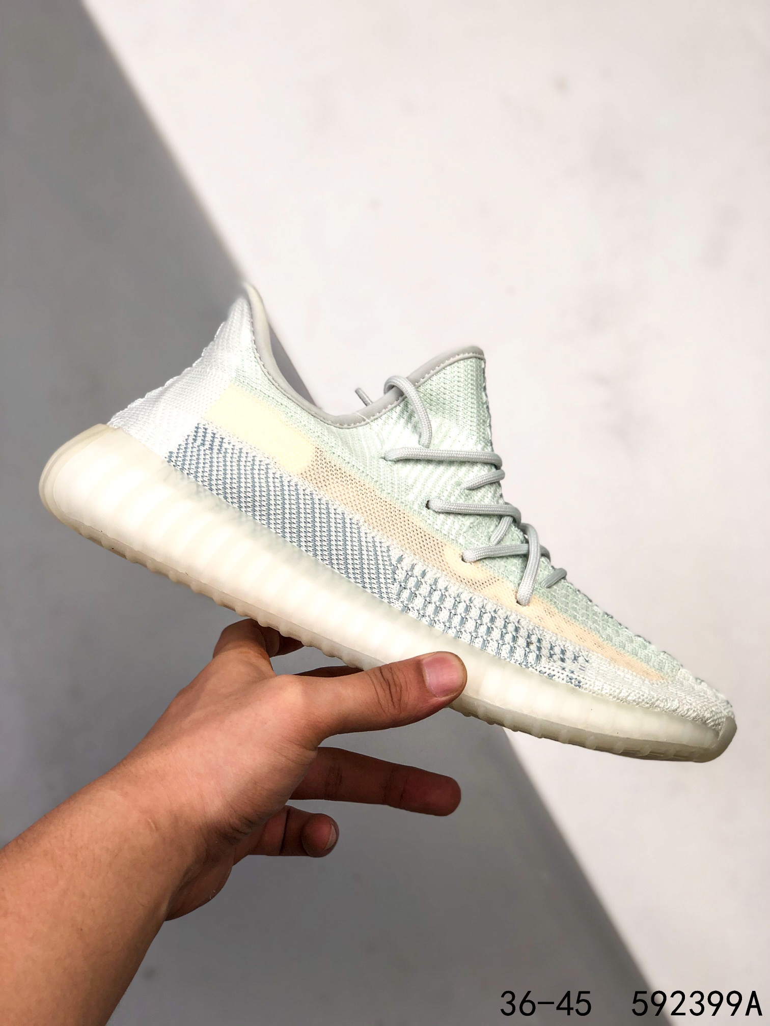 Yeezy 350 Boost 350 V2 Mens/Women Sneakers Shoes Light Green 36 - 45