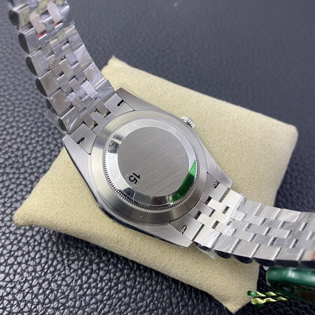 DATEJUST 41MM SMOOTH BEZEL GREY DIAL JUBILEE BRACELET