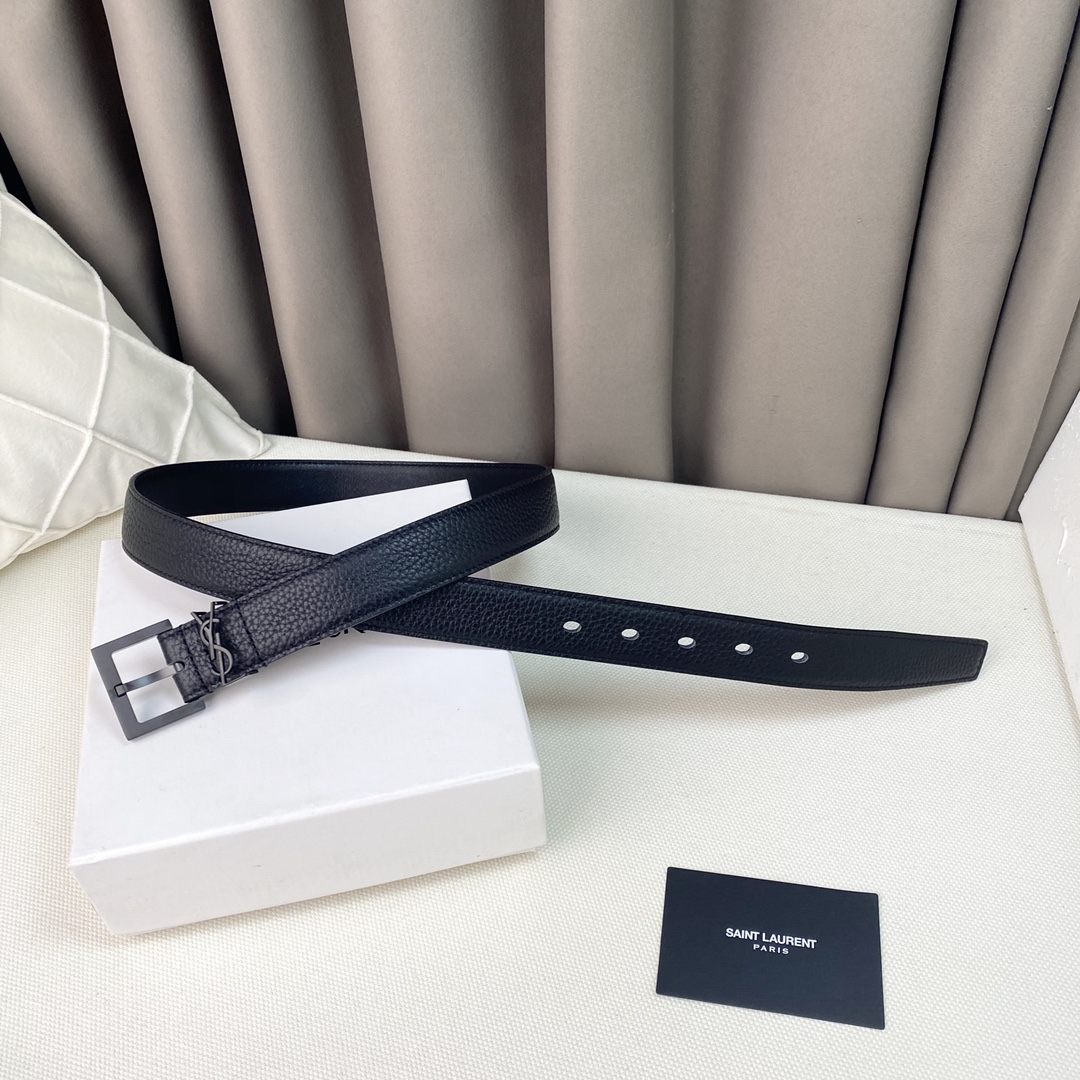 YSL Women Belt Width 3cm