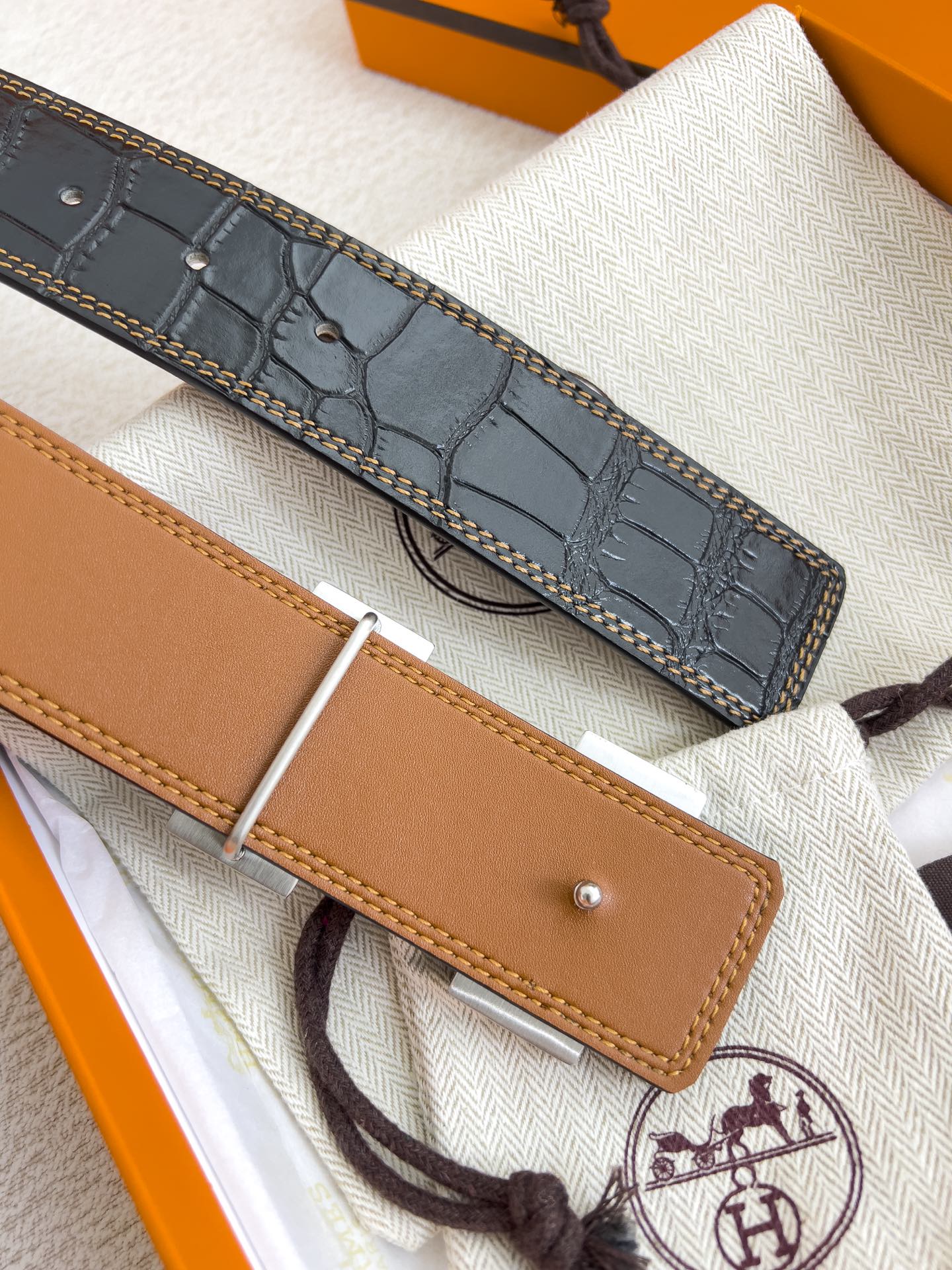 Hermes Men Belt Width 3.8cm