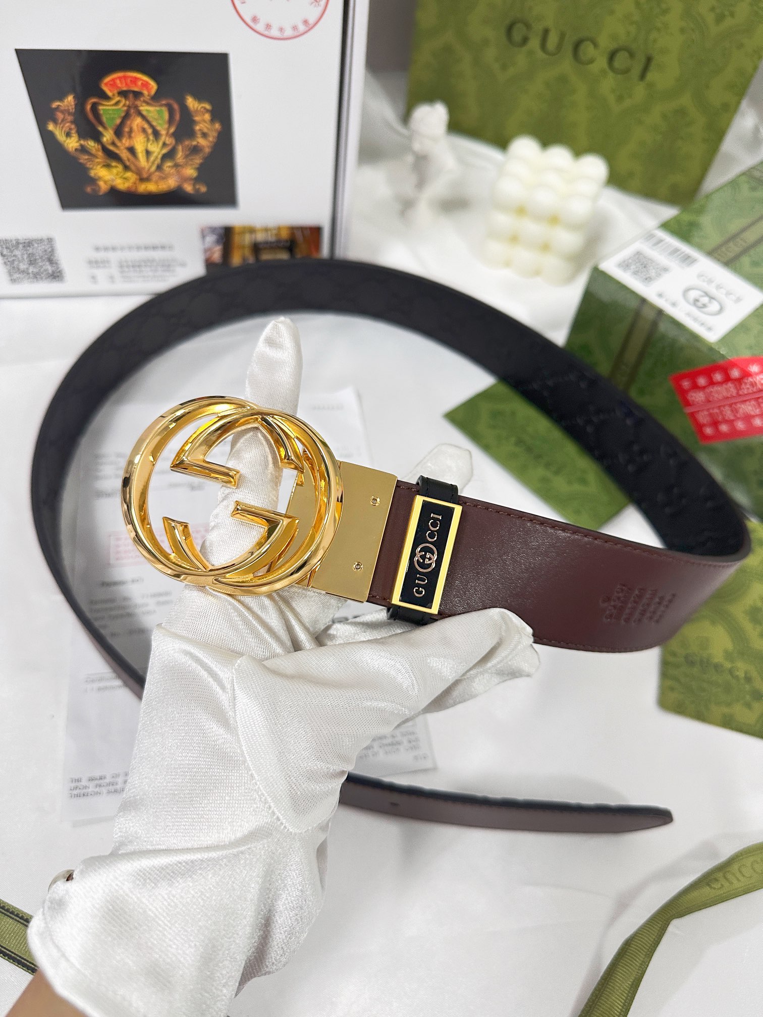 Gucci Men Belt Width 3.8cm