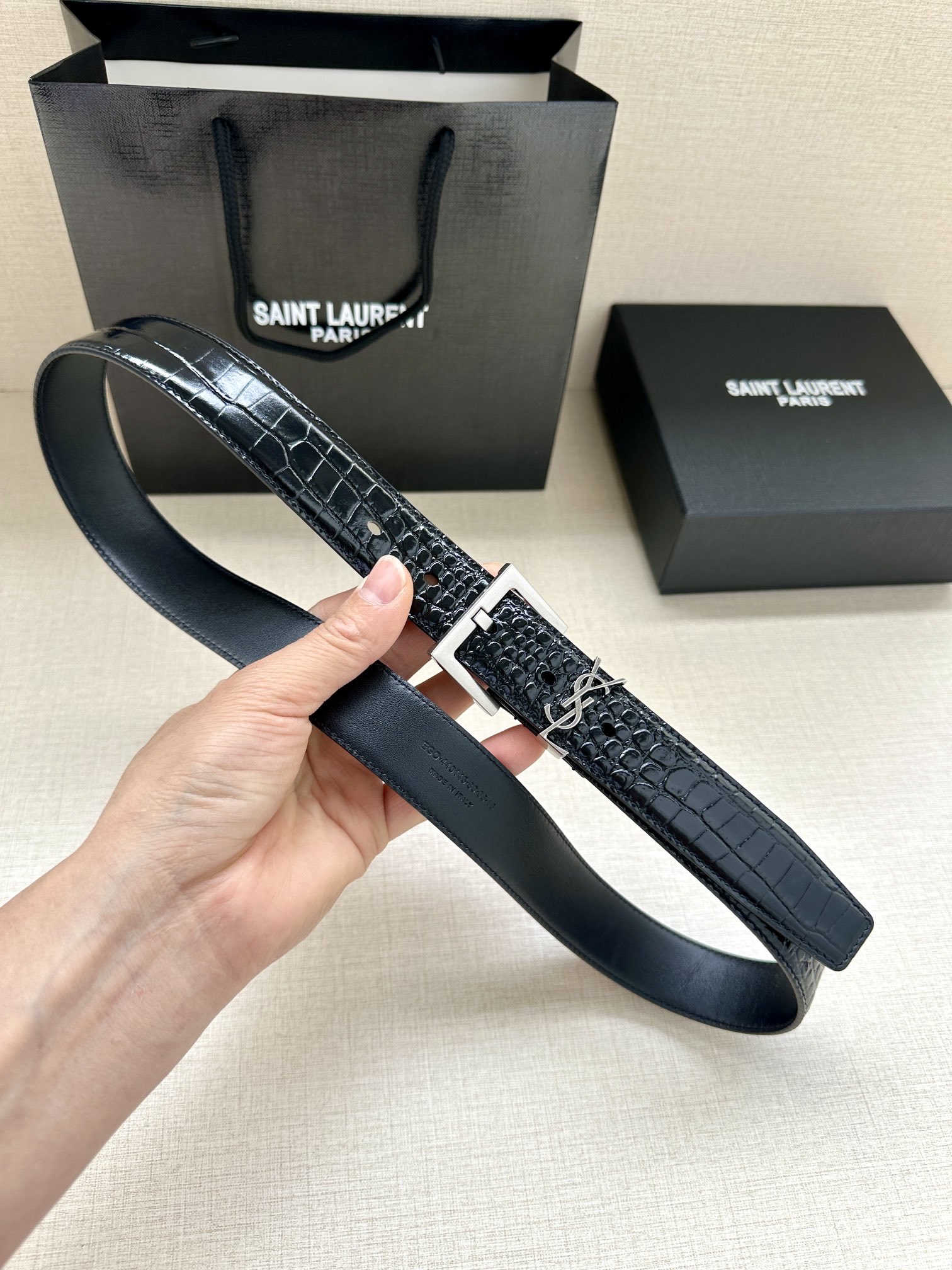 YSL Women Belt Width 3cm
