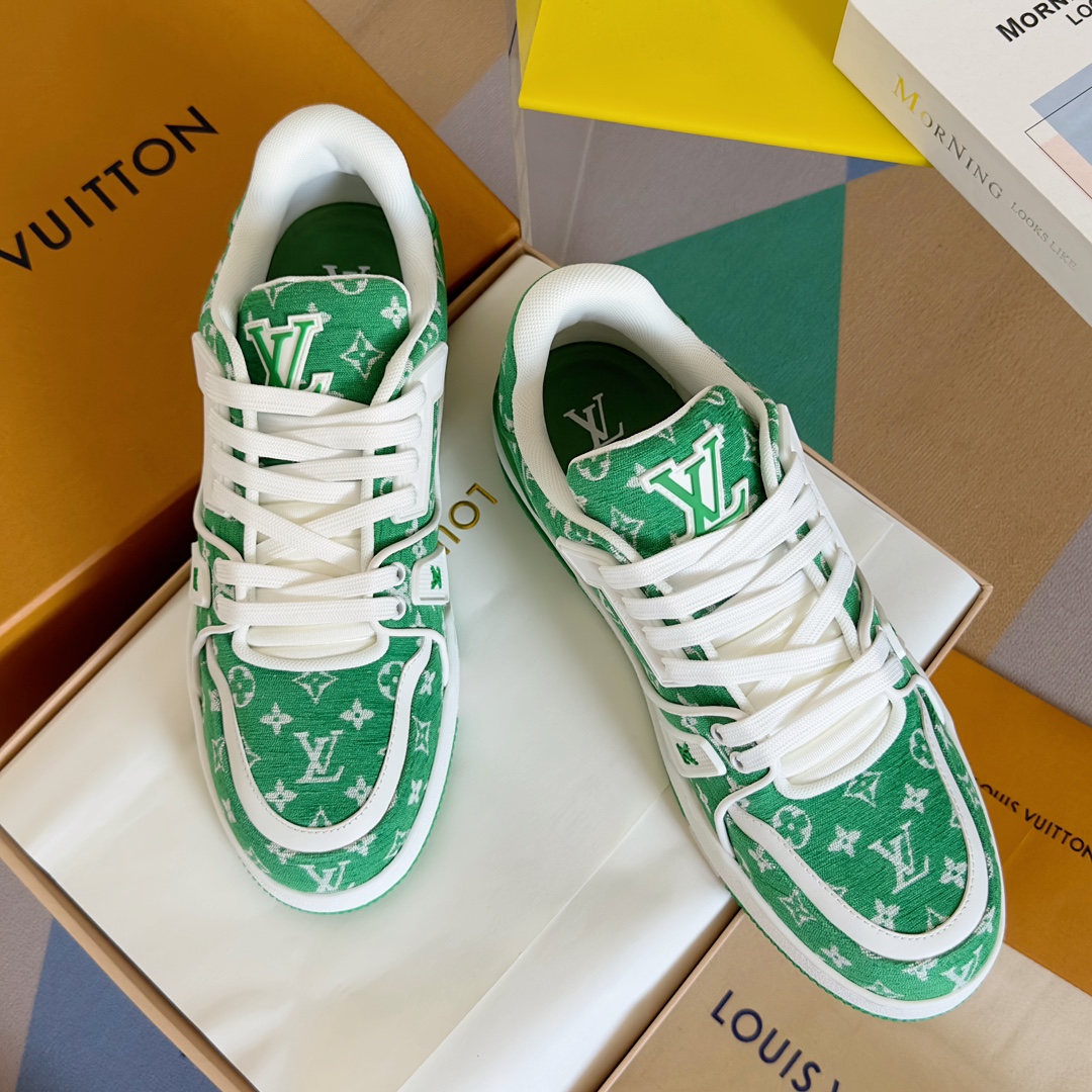 Louis Vuitton 2024New LV Trainer Sneaker Size 36-46
