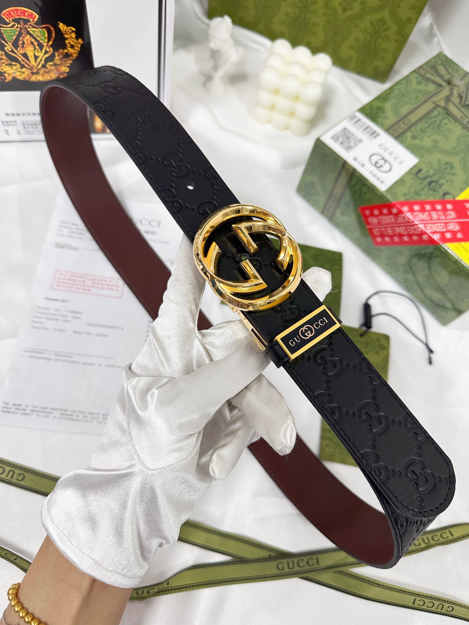 Gucci Men Belt Width 3.8cm