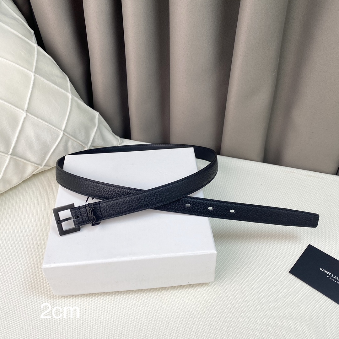 YSL Women Belt Width 2cm