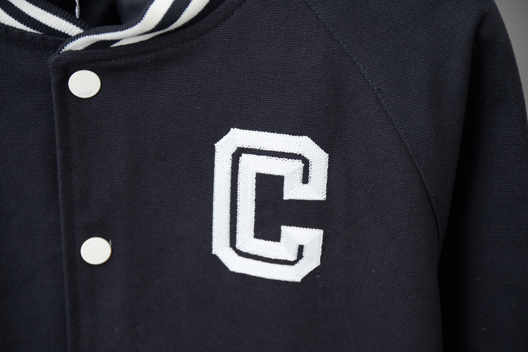Celine 25SS NEW Embroider Baseball uniform Jacket Size S-XL
