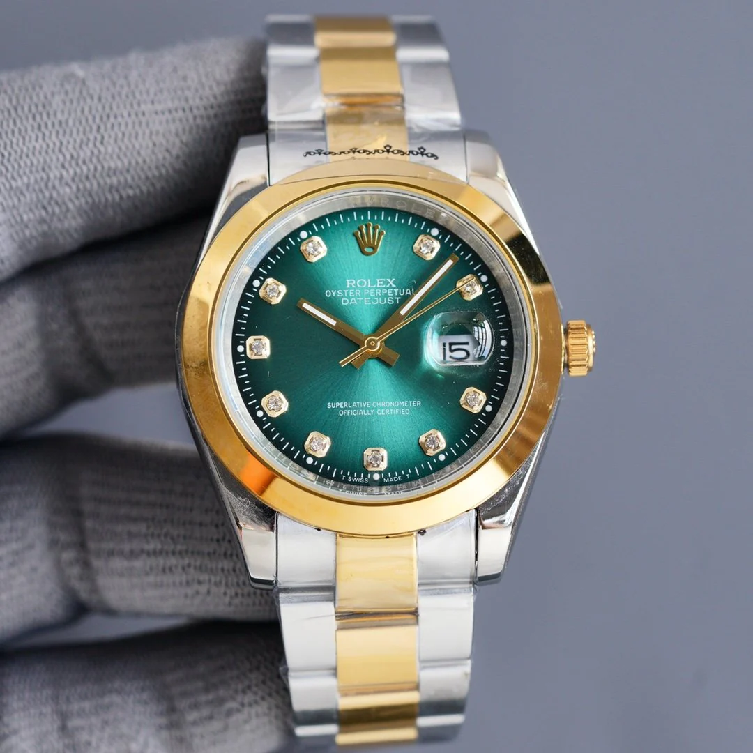 DATEJUST 41MM SMOOTH BEZEL DIAMOND NUMERALS