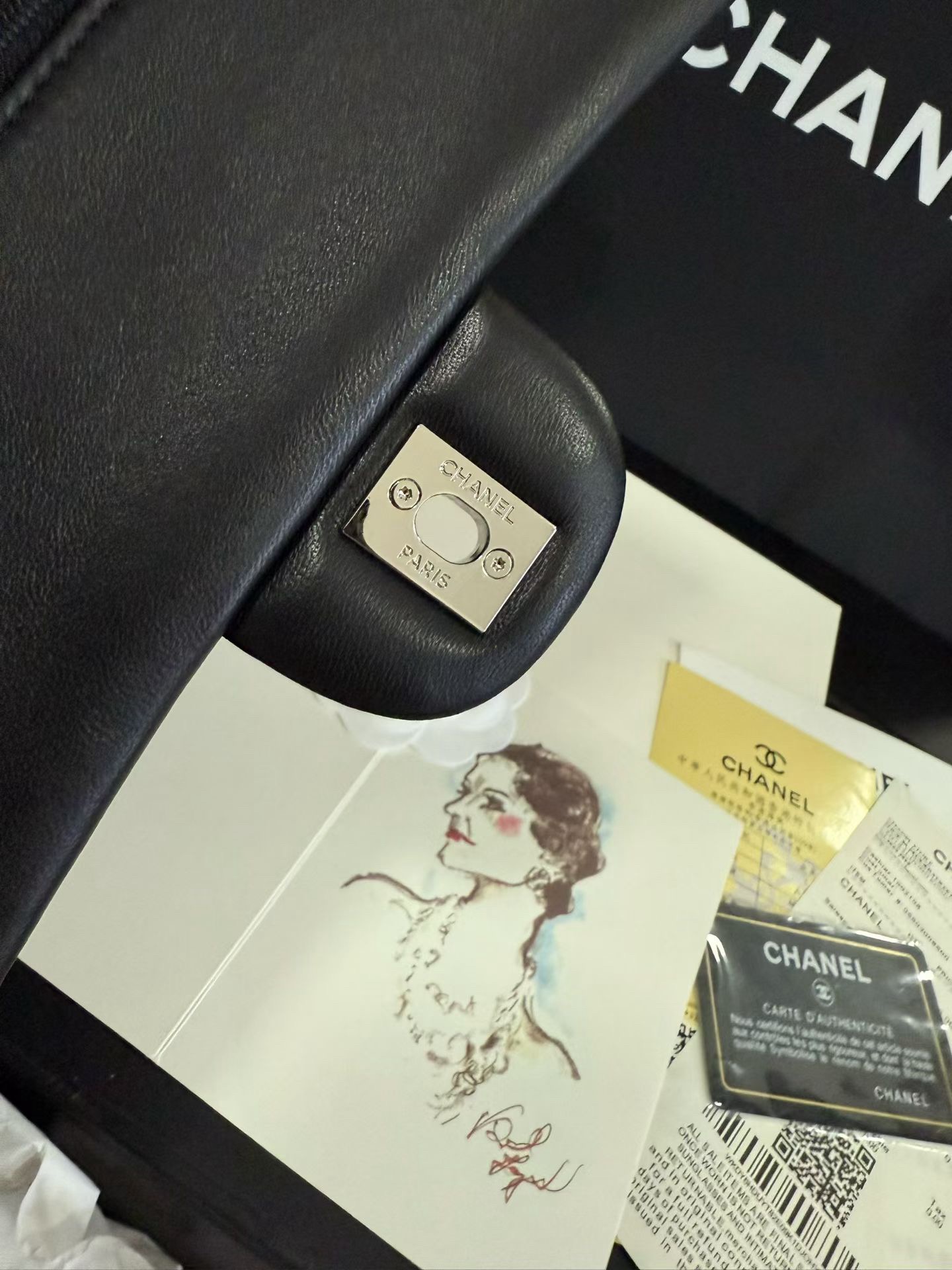 Chanel CF1112 Shoulder Bags Sheepskin 25cm