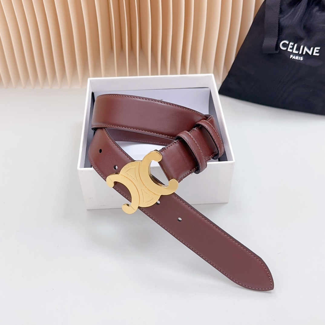 Celine Women Belt Width 3.4cm