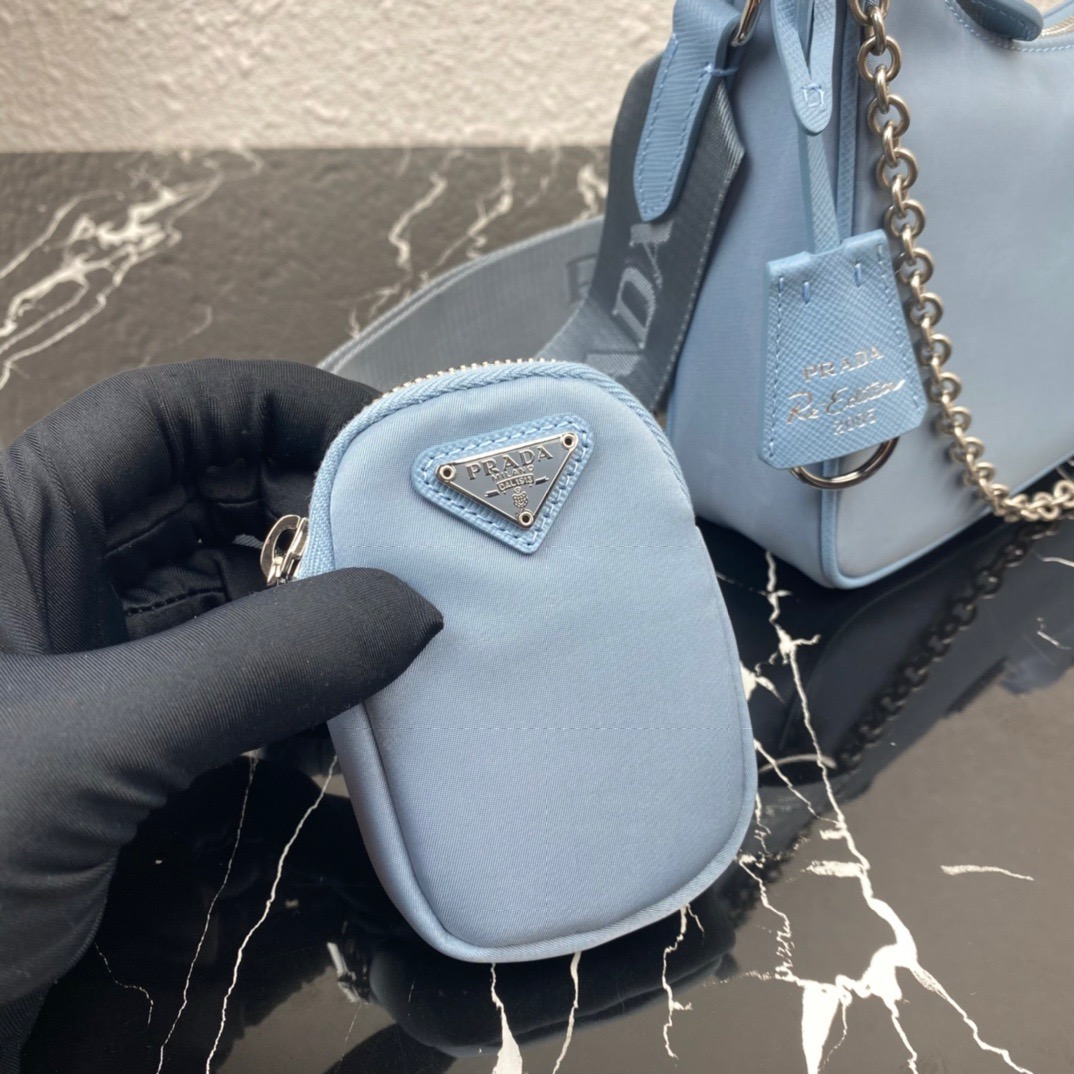 Prada 1BH204 Redition 2005 Women Bags Canvas 22*12*6cm