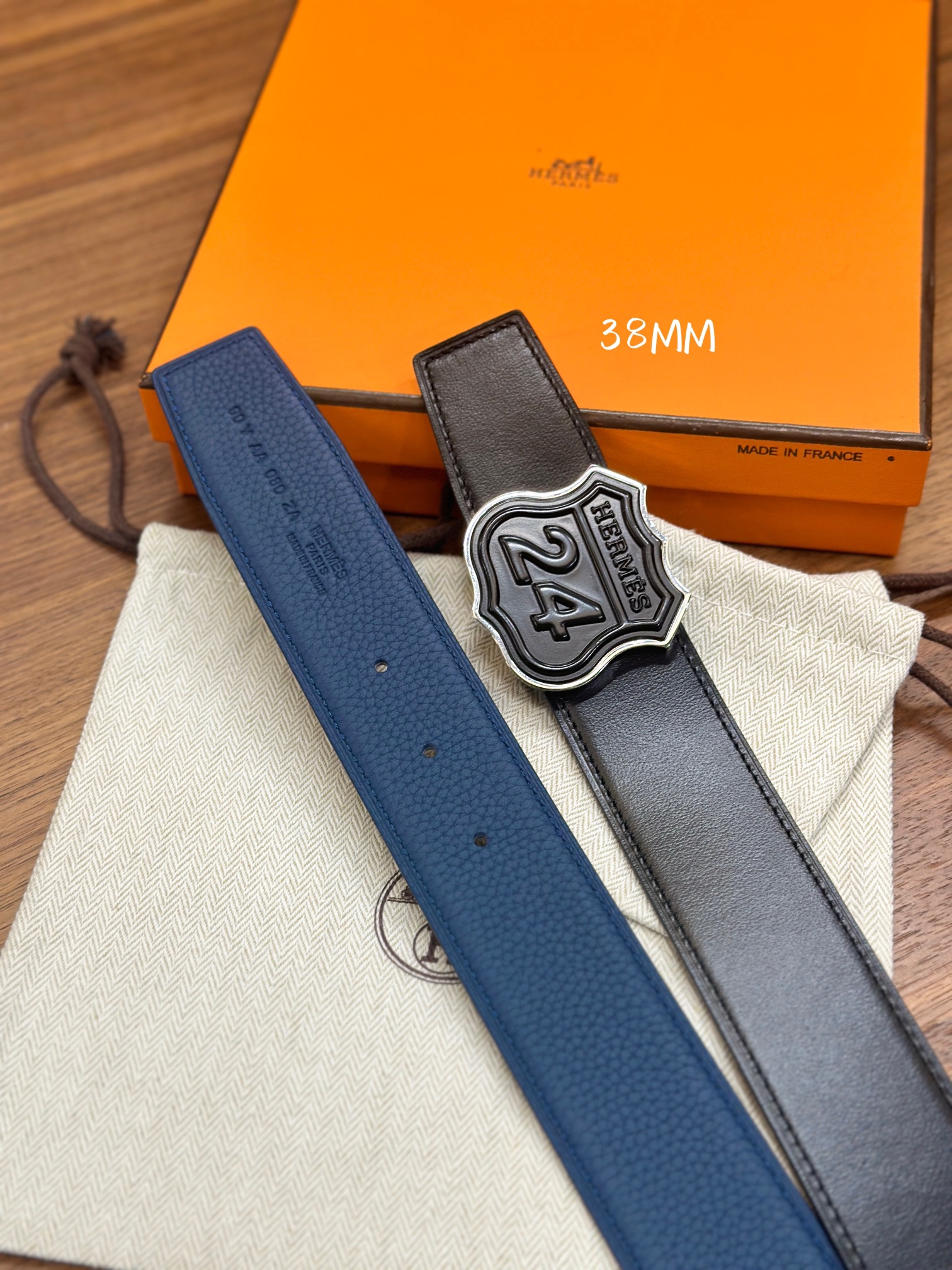 Hermes Men Belt Width 3.8cm