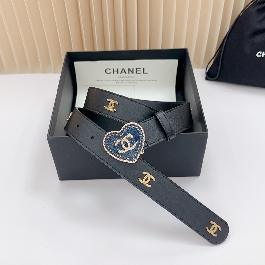 Chanel Women Belt Width 3cm