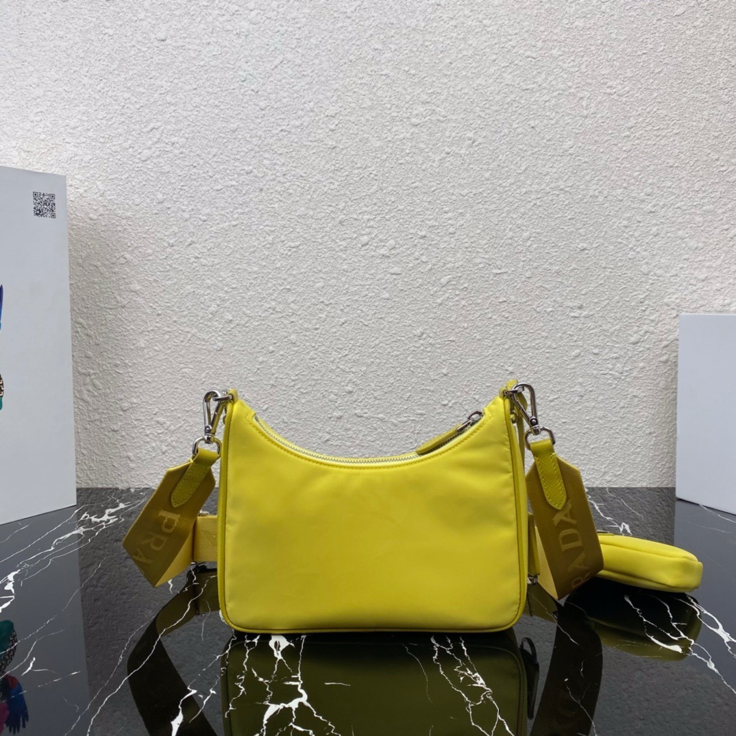 Prada 1BH204 Redition 2005 Women Bags Canvas 22*12*6cm