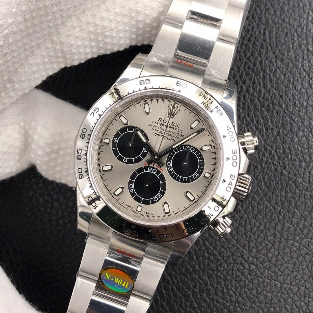 DAYTONA STAINLESS STEEL GREY RACING DIAL