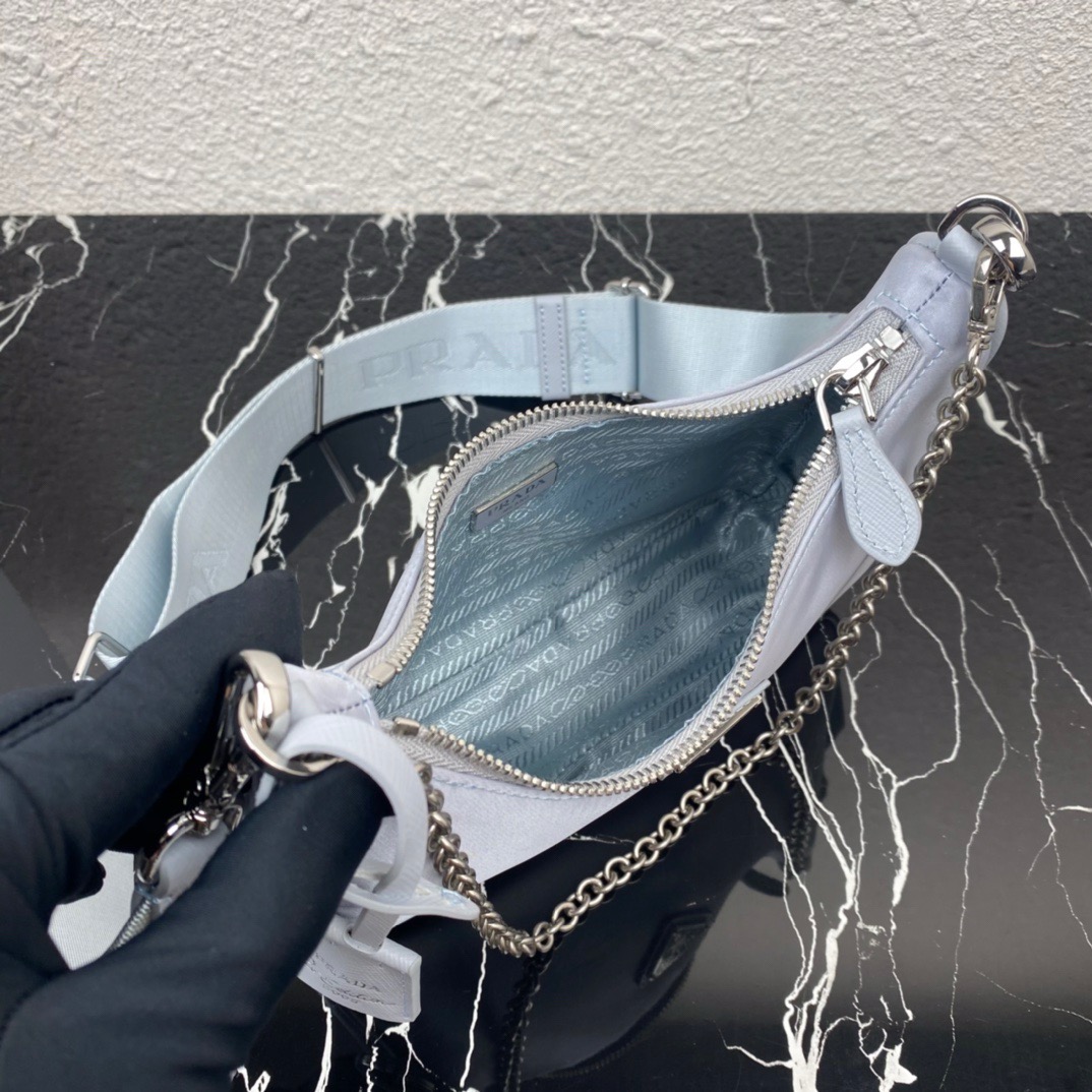 Prada 1BH204 Redition 2005 Women Bags Canvas 22*12*6cm