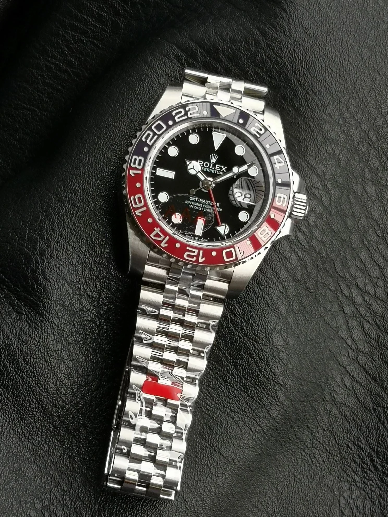 Rolex GMT Master 40mm Silver Black Dial