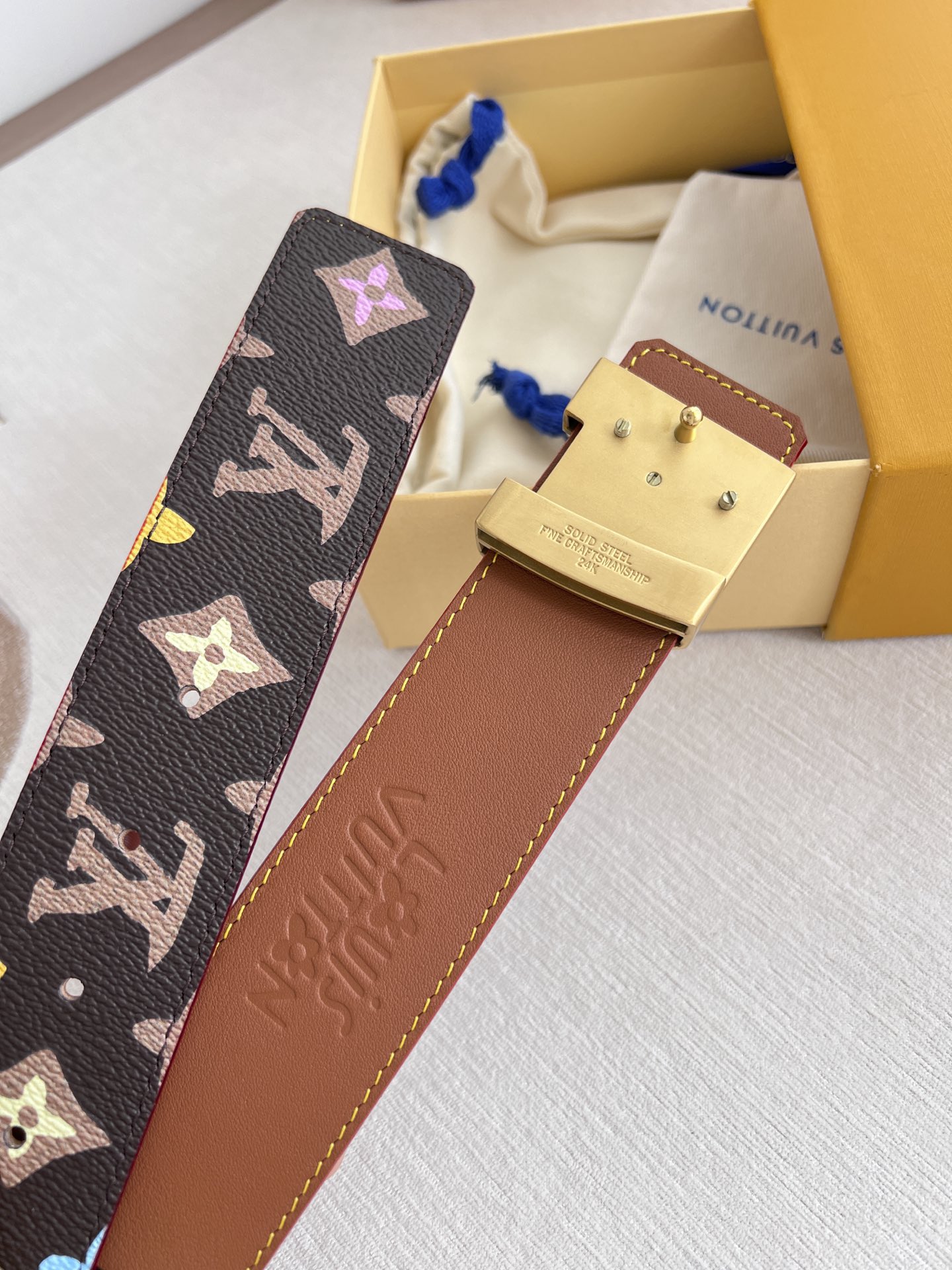 Louis Vuitton Men Belt Width 3.8cm