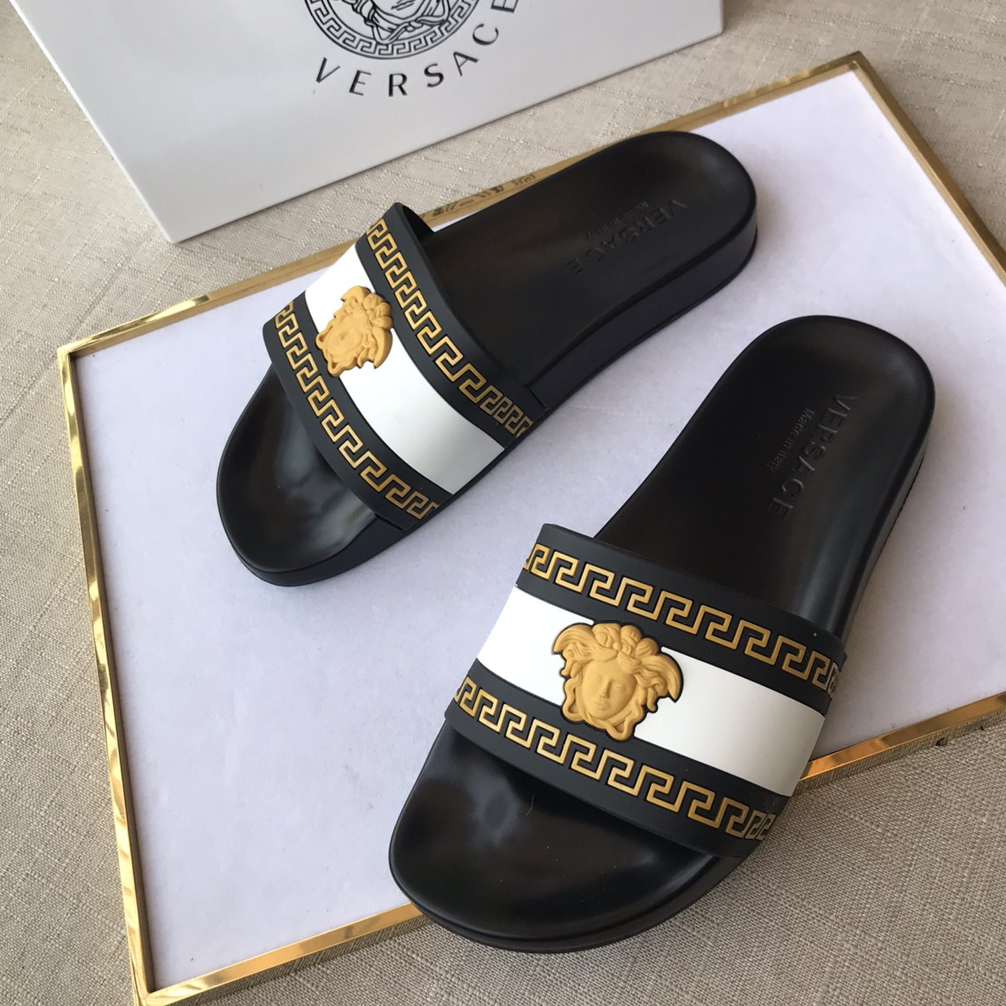 Versace Mens Women Sandals Gr. 36-46