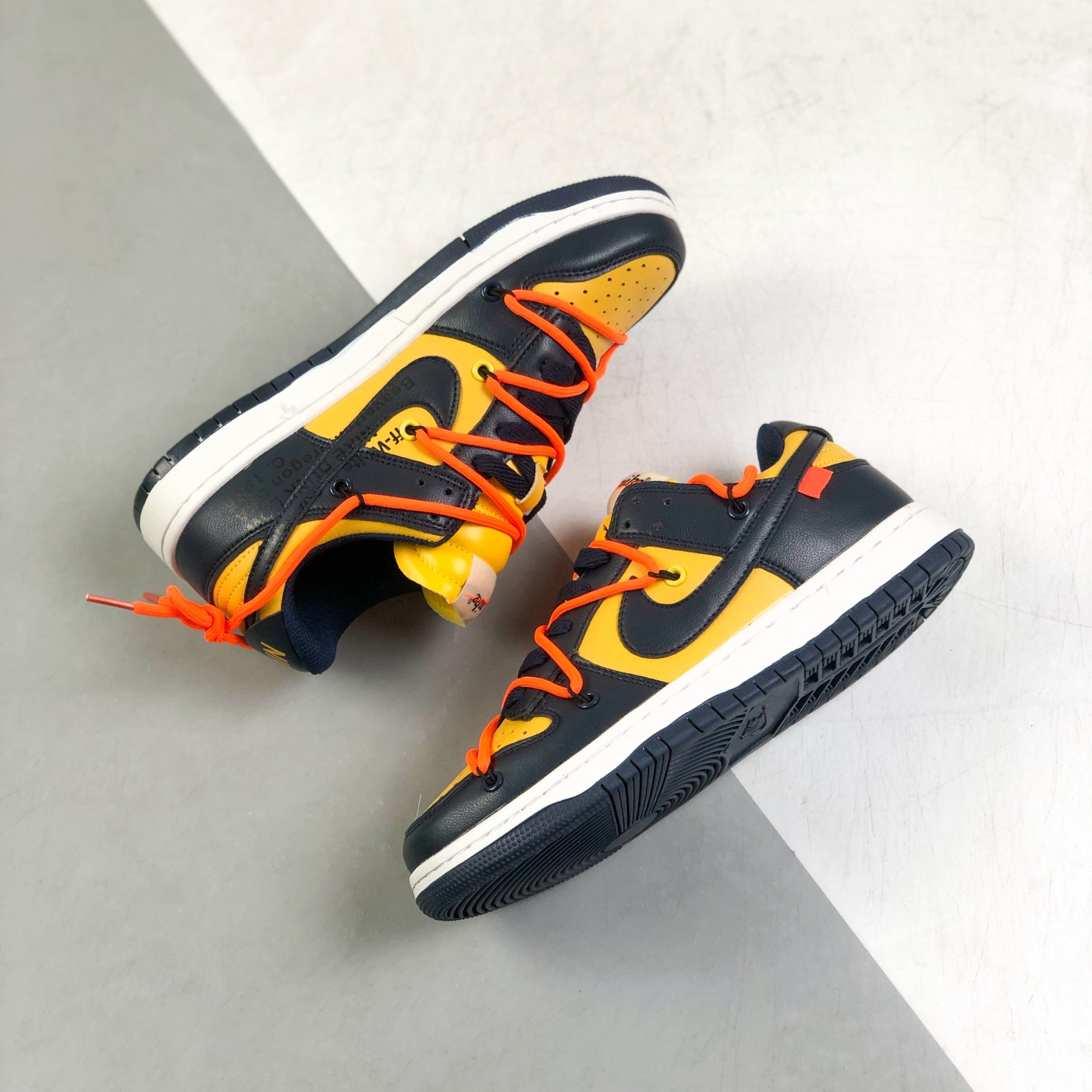 Nike SB Dunk x Off White Low Top Mens/Women Sneakers Shoes Yellow 36 - 46