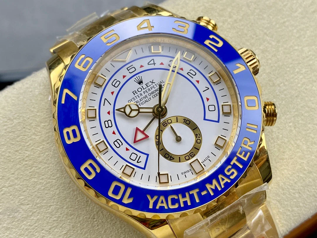 Rolex Yacht-Master II 44mm Gold White Dial