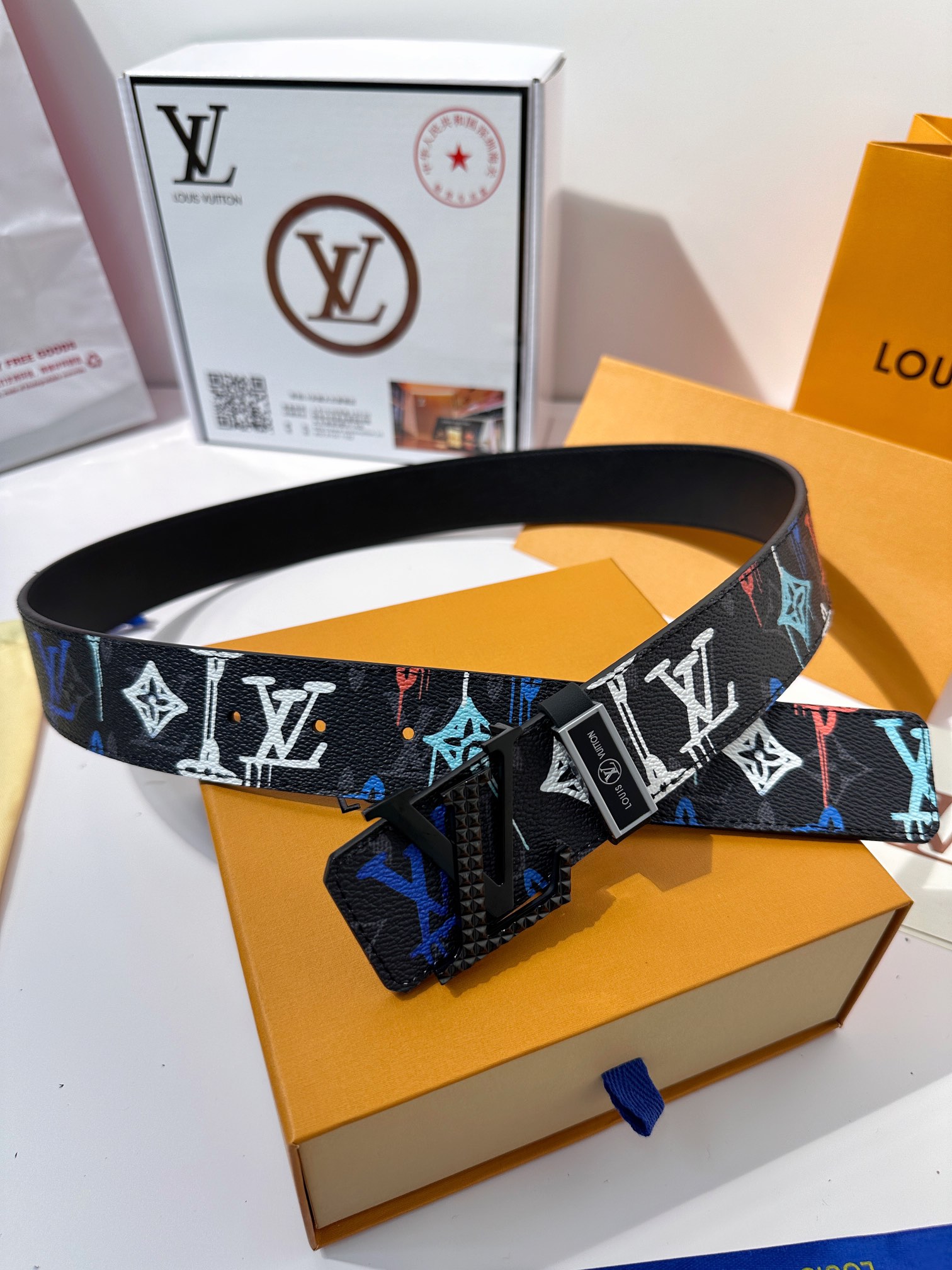 Louis Vuitton Men Belt Width 3.8cm