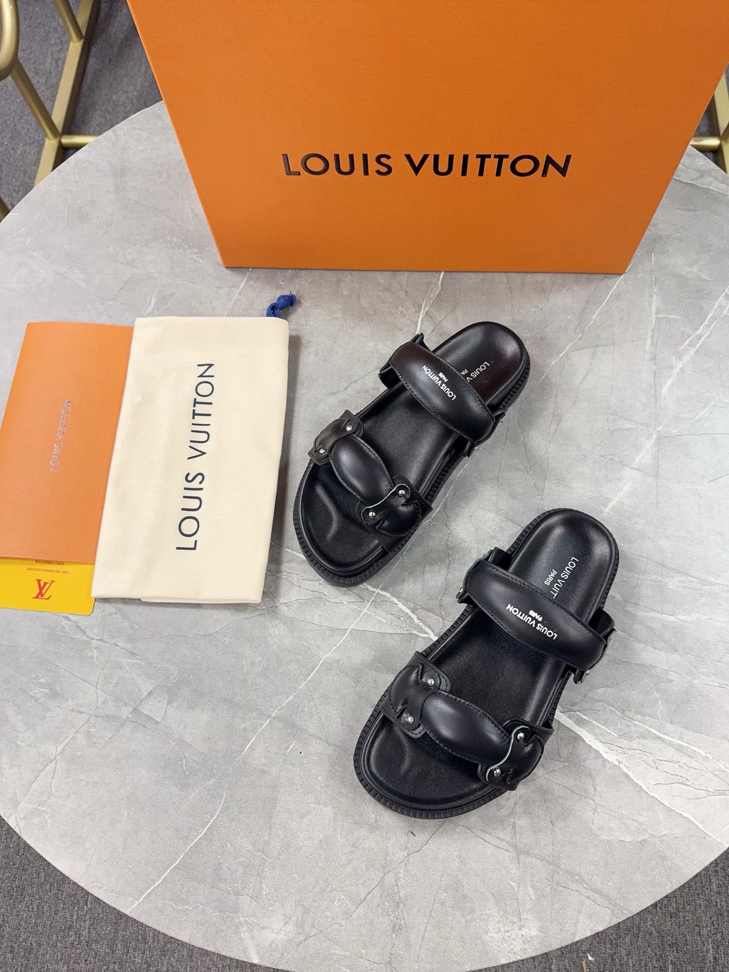 Louis Vuitton Pool Pillow Flat Comfort Slippers Size 36-46