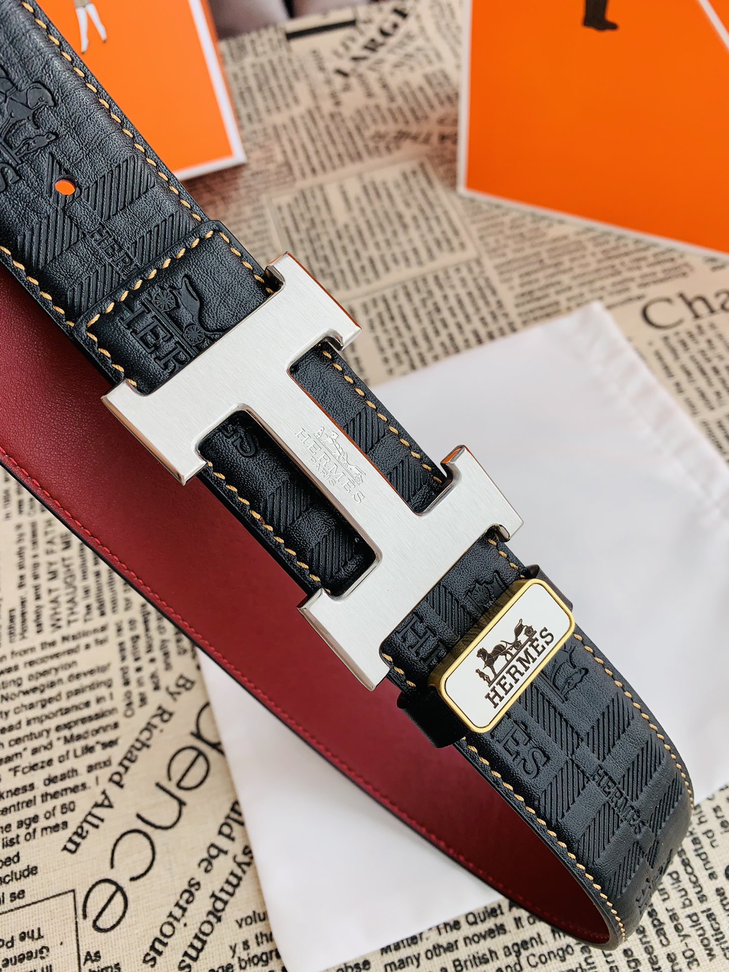 Hermes Men Belt Width 3.8cm