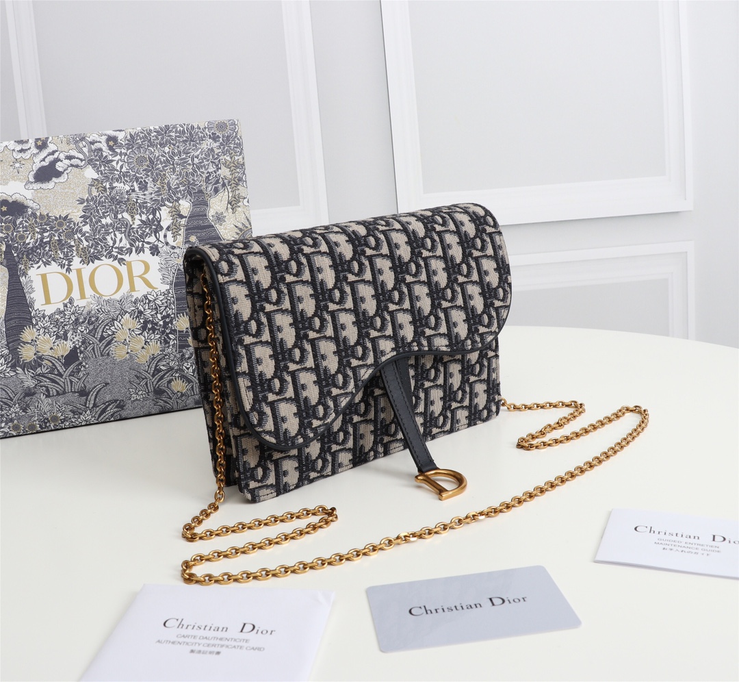 Dior Women Shoulder Bags 22*14.5*4.5cm