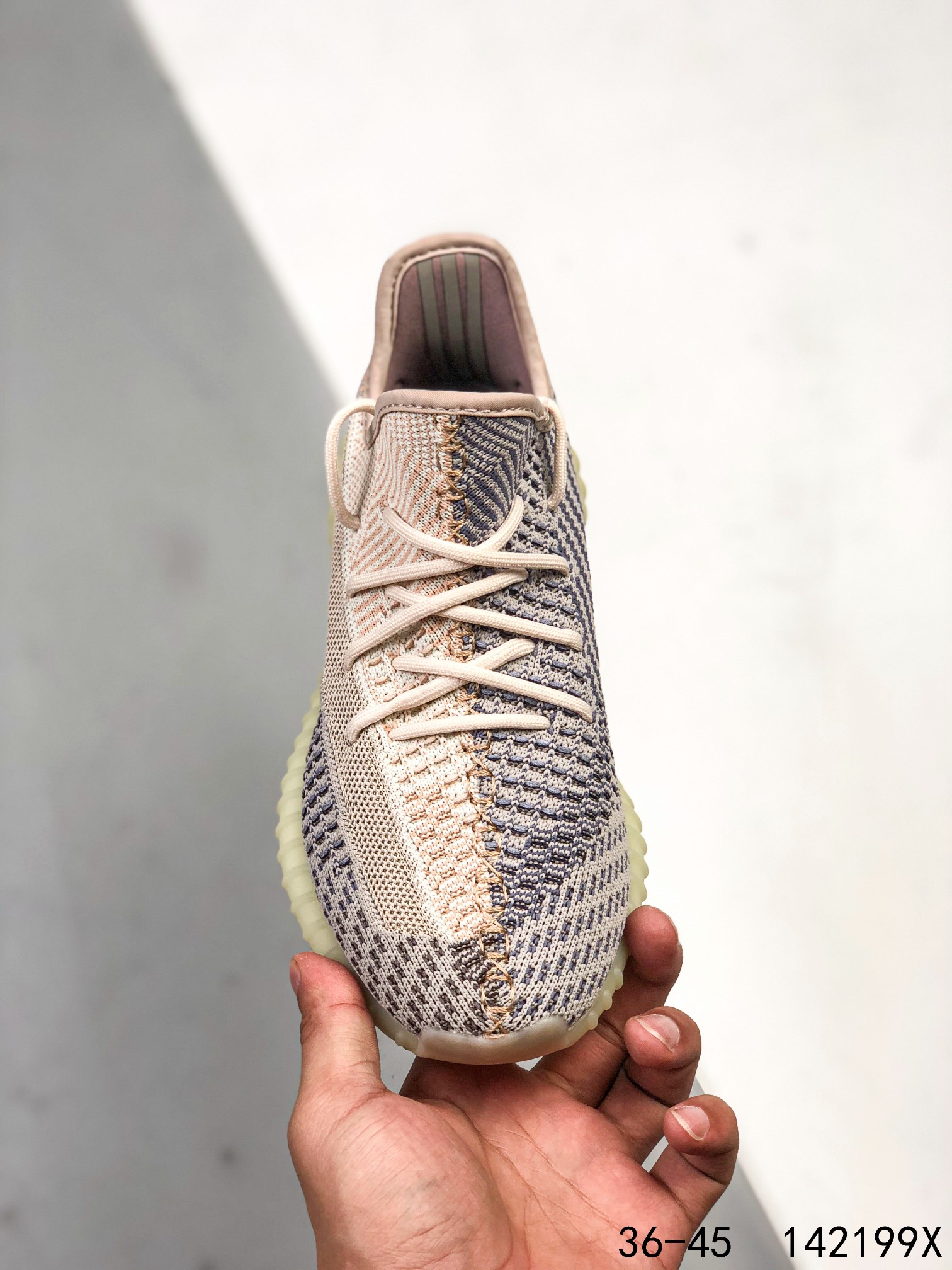 Yeezy 350 Boost 350 V2 Mens/Women Sneakers Shoes Light Yellow2 36 - 45