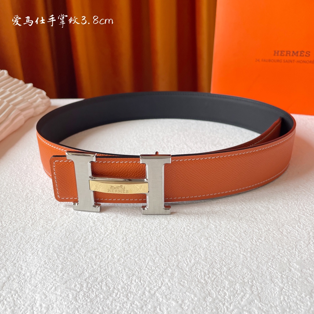 Hermes Men Belt Width 3.8cm