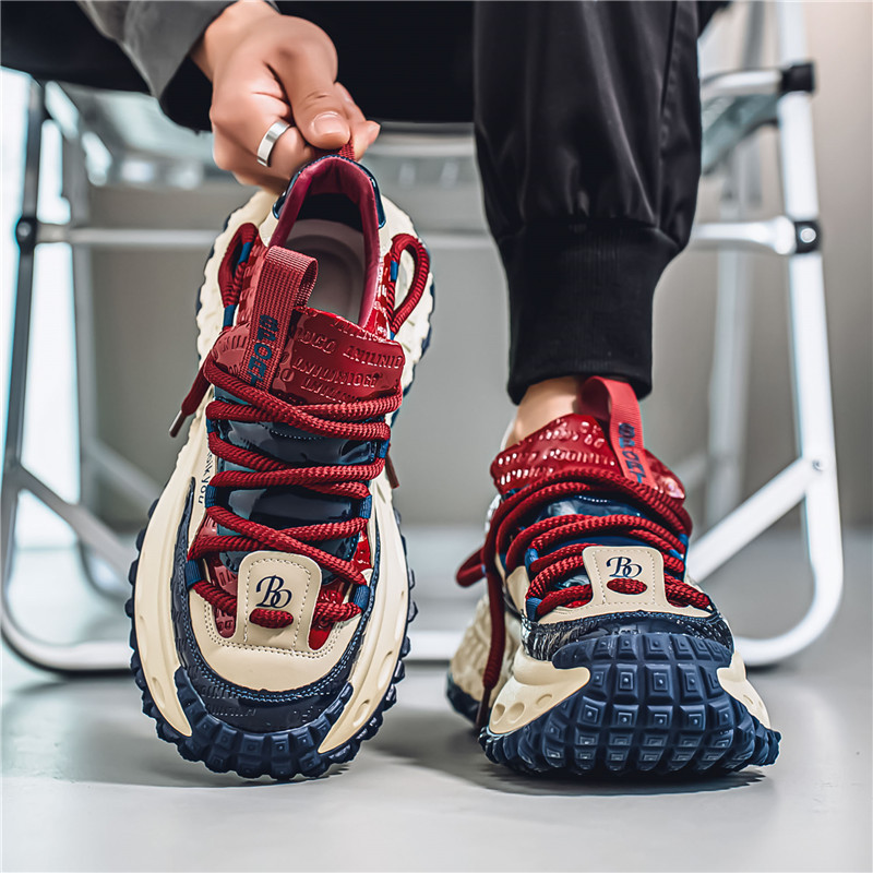 2026 Spring and Summer New Thick Soled Height Increasing Casual Sports Shoes for Men