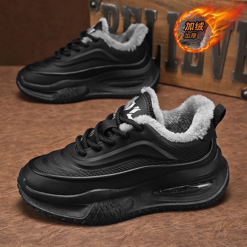 2026 Spring New Fashion Trend Sports and Leisure Shoes Men's Versatile Thick Sole Height Increasing Wear-Resistant Dad Shoes