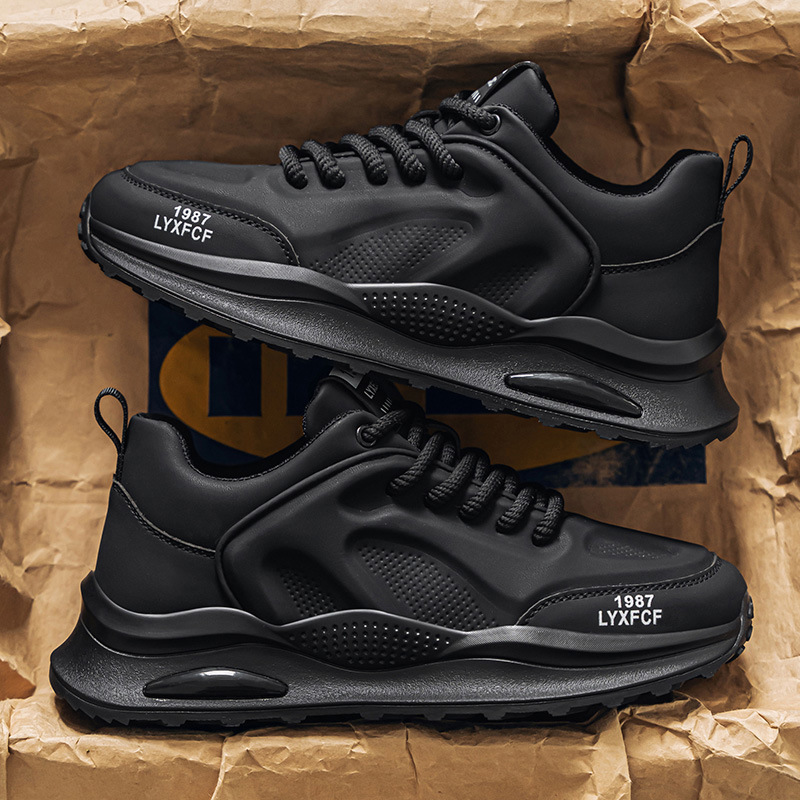 2026 Spring New Men's Shoes Low Top Soft Sole Breathable Color Blocking Versatile Trendy Casual Sports Shoes