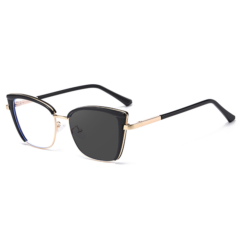 2026 New Fashionable Cat Eye Color Changing Sunglasses For Women, Personalized Trendy Outdoor Sunscreen Sunglasses For Women