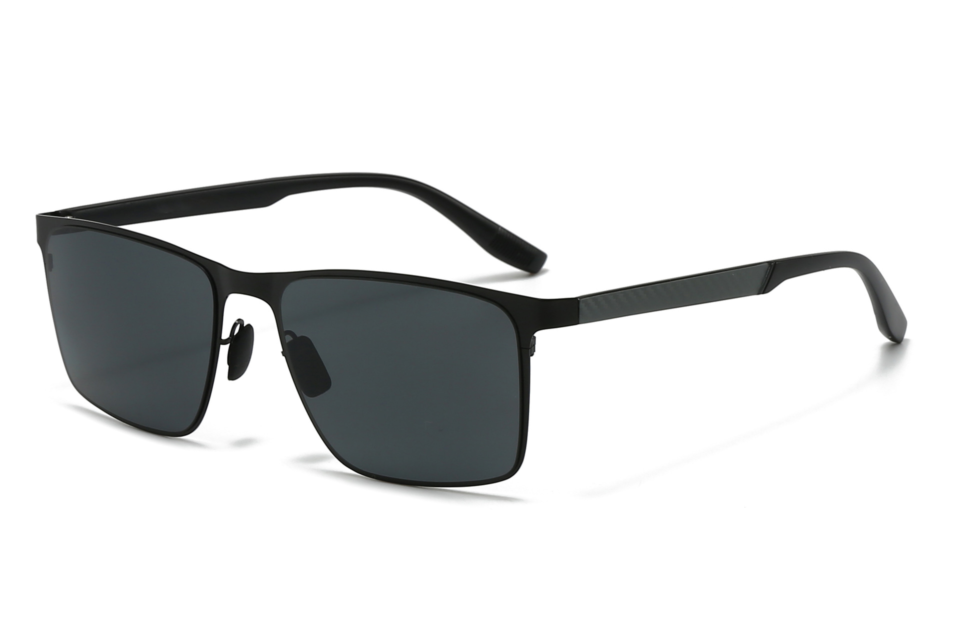 2026 New European and American Fashion Box Polarized Sunglasses for Men Outdoor Driving Simple Sunscreen Sunglasses for Men