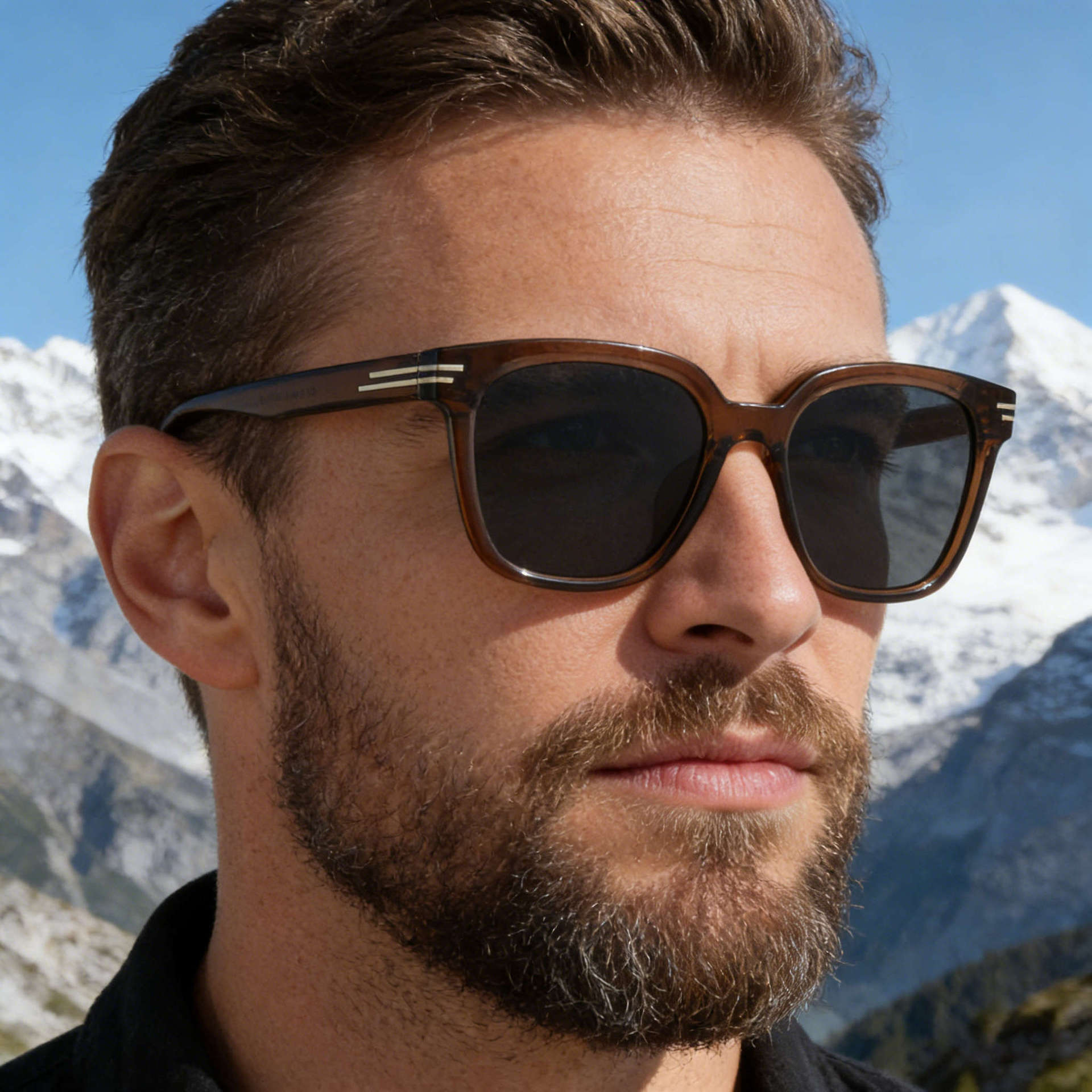 2026 New Fashionable Box Sunglasses For Men, Personalized Outdoor Trendy Driving, Sunscreen Sunglasses For Men