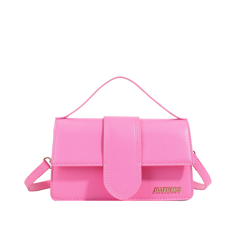 2026 New Women's Handheld Small Square Bag French Luxury Flap Solid Color Fashion Trend Crossbody Bag